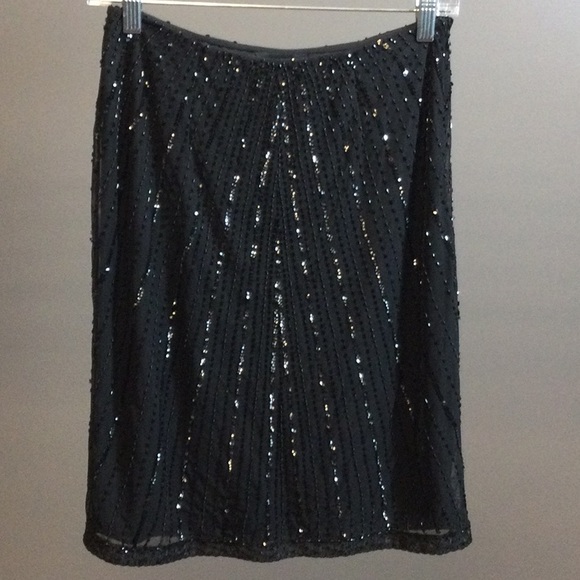 2P Sutton Studio black sequin skirt - Picture 3 of 16